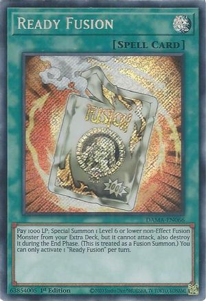 Ready Fusion (DAMA-EN066) - Secret Rare - Dawn of Majesty