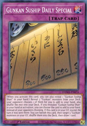 Gunkan Suship Daily Special (DAMA-EN074) - Common - 1st Edition - Dawn of Majesty