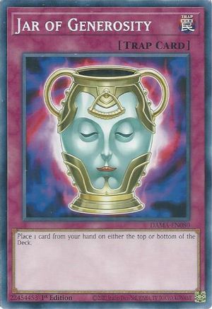 Jar of Generosity (DAMA-EN080) - Common - 1st Edition - Dawn of Majesty