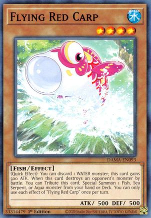 Flying Red Carp (DAMA-EN093) - Common - 1st Edition - Dawn of Majesty