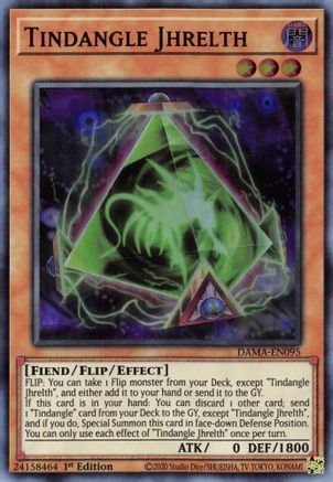 Tindangle Jhrelth (DAMA-EN095) - Super Rare - 1st Edition - Dawn of Majesty