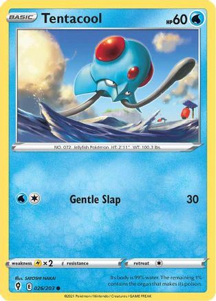 Tentacool 26/203  - Common - SWSH07: Evolving Skies