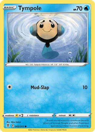 Tympole 42/203  - Common - SWSH07: Evolving Skies