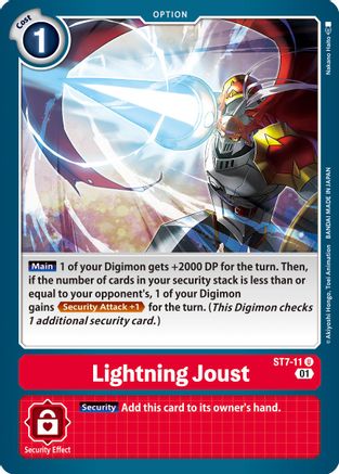 Lightning Joust (ST7-11)  Uncommon - Starter Deck 07: Gallantmon