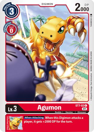 Agumon (ST7-02)  Common - Starter Deck 07: Gallantmon