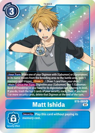 Matt Ishida (BT6-088) Foil Rare - Double Diamond