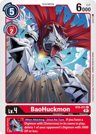 BaoHuckmon (BT6-011)  Common - Double Diamond