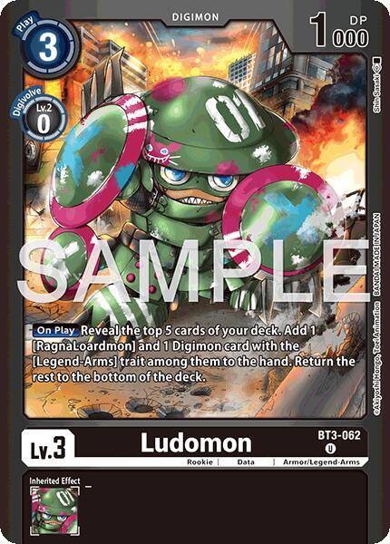 Ludomon BT3-062 U (Limited Card Pack -Billion Bullet-)  - Foil