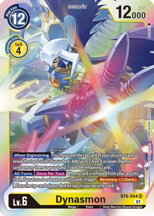Dynasmon (BT6-044) Foil Super Rare - Double Diamond