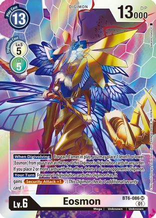 Eosmon - BT6-086 (BT6-086) Foil Super Rare - Double Diamond