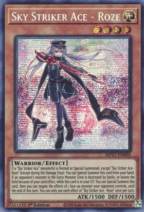 Sky Striker Ace - Roze (MP21-EN005) - Prismatic Secret Rare - 1st Edition - 2021 Tin of Ancient Battles