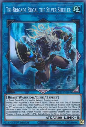 Tri-Brigade Rugal the Silver Sheller (MP21-EN197) - Super Rare - 2021 Tin of Ancient Battles