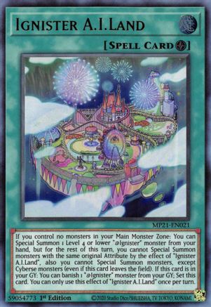 Ignister A.I.Land (MP21-EN021) - Ultra Rare - 2021 Tin of Ancient Battles