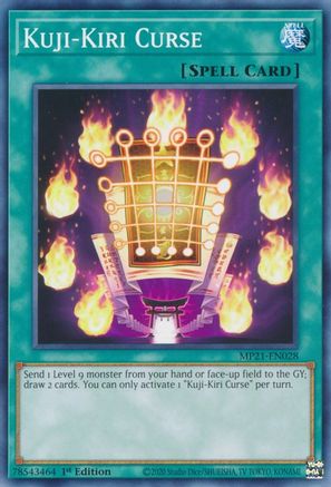 Kuji-Kiri Curse (MP21-EN028) - Common - 1st Edition - 2021 Tin of Ancient Battles