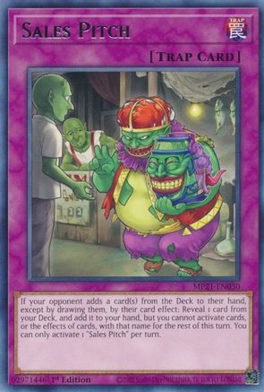 Sales Pitch (MP21-EN030) - Rare - 1st Edition - 2021 Tin of Ancient Battles