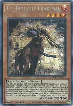 Tri-Brigade Fraktall (MP21-EN171) - Prismatic Secret Rare - 1st Edition - 2021 Tin of Ancient Battles