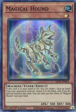 Magical Hound (MP21-EN063) - Super Rare - 1st Edition - 2021 Tin of Ancient Battles