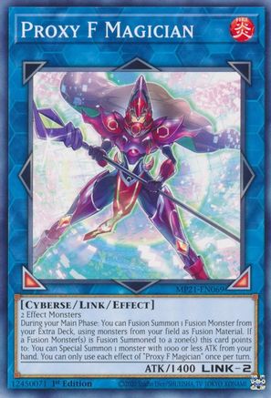 Proxy F Magician (MP21-EN069) - Common - 1st Edition - 2021 Tin of Ancient Battles