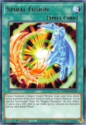 Spiral Fusion (MP21-EN133) - Rare - 1st Edition - 2021 Tin of Ancient Battles