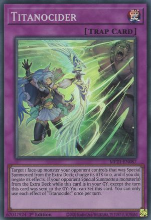 Titanocider (MP21-EN087) - Super Rare - 1st Edition - 2021 Tin of Ancient Battles