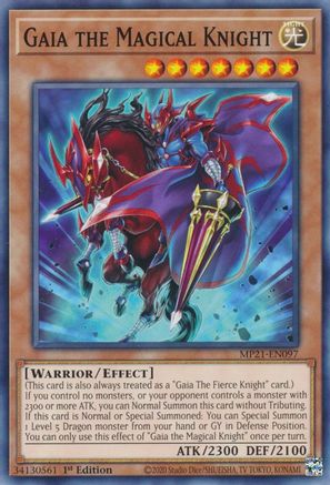 Gaia the Magical Knight (MP21-EN097) - Common - 2021 Tin of Ancient Battles