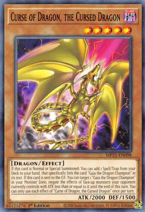 Curse of Dragon, the Cursed Dragon (MP21-EN098) - Common - 2021 Tin of Ancient Battles