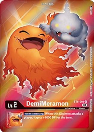 DemiMeramon (Box Topper) (BT6-001) Foil Uncommon - Double Diamond