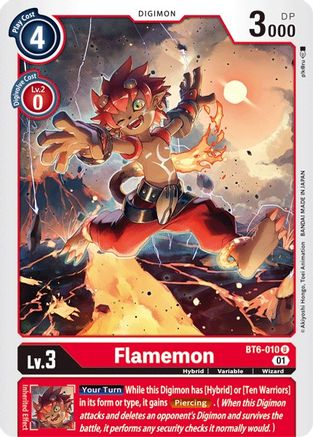 Flamemon (BT6-010)  Uncommon - Double Diamond