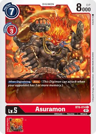 Asuramon (BT6-014)  Common - Double Diamond