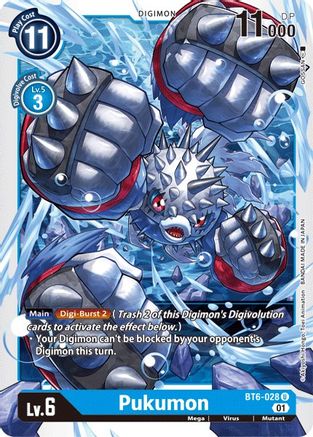 Pukumon (BT6-028)  Uncommon - Double Diamond