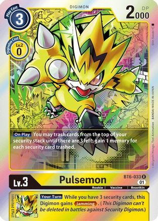 Pulsemon (BT6-033) Foil Rare - Double Diamond