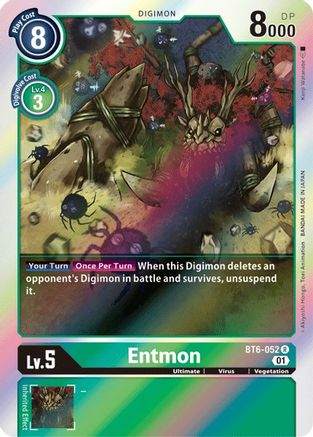 Entmon (BT6-052) Foil Rare - Double Diamond