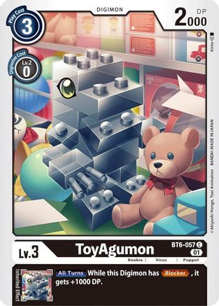 ToyAgumon (BT6-057)  Common - Double Diamond
