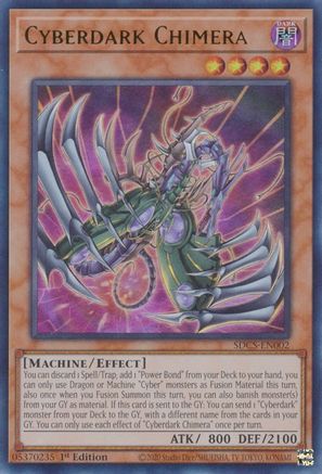 Cyberdark Chimera (SDCS-EN002) - Ultra Rare - Structure Deck: Cyber Strike