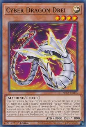 Cyber Dragon Drei (SDCS-EN005) - Common - Structure Deck: Cyber Strike