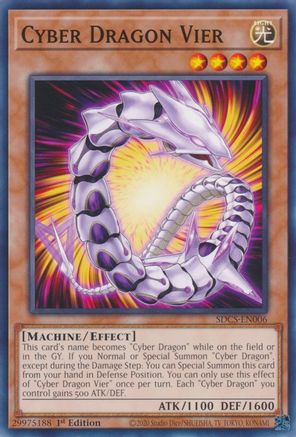 Cyber Dragon Vier (SDCS-EN006) - Common - Structure Deck: Cyber Strike