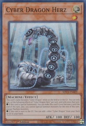 Cyber Dragon Herz (SDCS-EN009) - Super Rare - Structure Deck: Cyber Strike