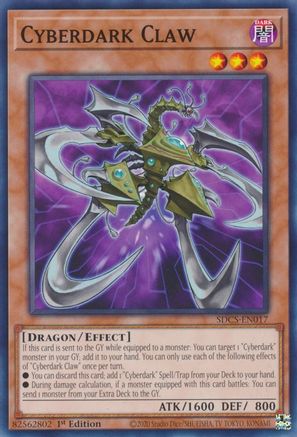 Cyberdark Claw (SDCS-EN017) - Common - Structure Deck: Cyber Strike