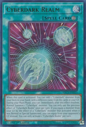 Cyberdark Realm (SDCS-EN023) - Ultra Rare - Structure Deck: Cyber Strike