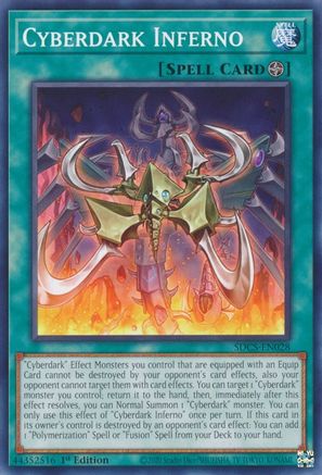 Cyberdark Inferno (SDCS-EN028) - Common - Unlimited - Structure Deck: Cyber Strike