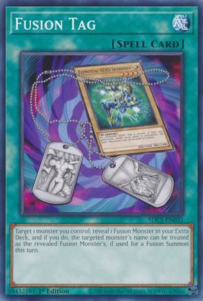 Fusion Tag (SDCS-EN031) - Common - Unlimited - Structure Deck: Cyber Strike