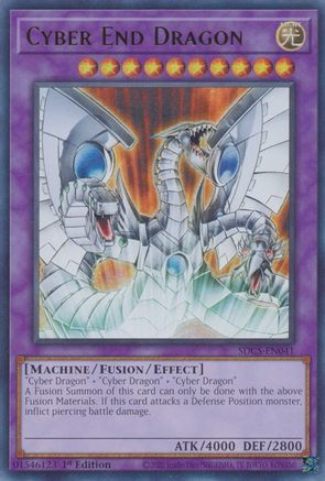 Cyber End Dragon (SDCS-EN041) - Ultra Rare - Structure Deck: Cyber Strike