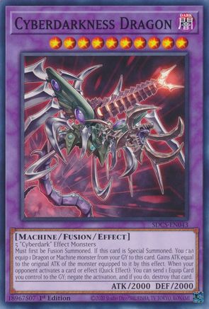 Cyberdarkness Dragon (SDCS-EN043) - Common - Unlimited - Structure Deck: Cyber Strike