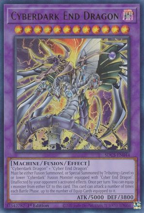 Cyberdark End Dragon (SDCS-EN044) - Ultra Rare - Structure Deck: Cyber Strike