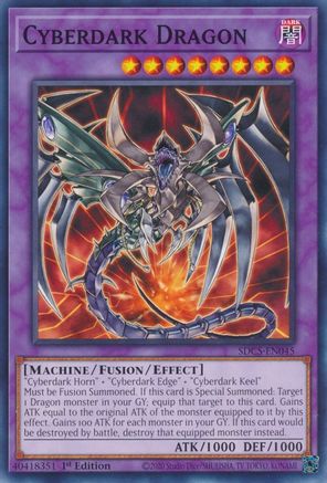 Cyberdark Dragon (SDCS-EN045) - Common - Unlimited - Structure Deck: Cyber Strike