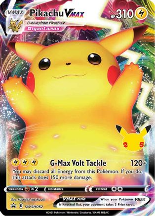 Pikachu VMAX - SWSH062 SWSH062/307 Holofoil - Promo - SWSH: Sword & Shield Promo Cards