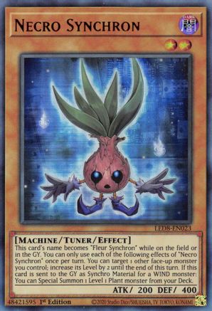 Necro Synchron (LED8-EN023) - Ultra Rare - 1st Edition - Legendary Duelists: Synchro Storm
