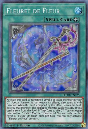 Fleuret de Fleur (LED8-EN025) - Super Rare - Legendary Duelists: Synchro Storm