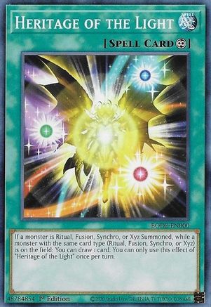 Heritage of the Light (BODE-EN000) - Common - 1st Edition - Burst of Destiny