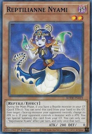 Reptilianne Nyami (BODE-EN019) - Common - 1st Edition - Burst of Destiny